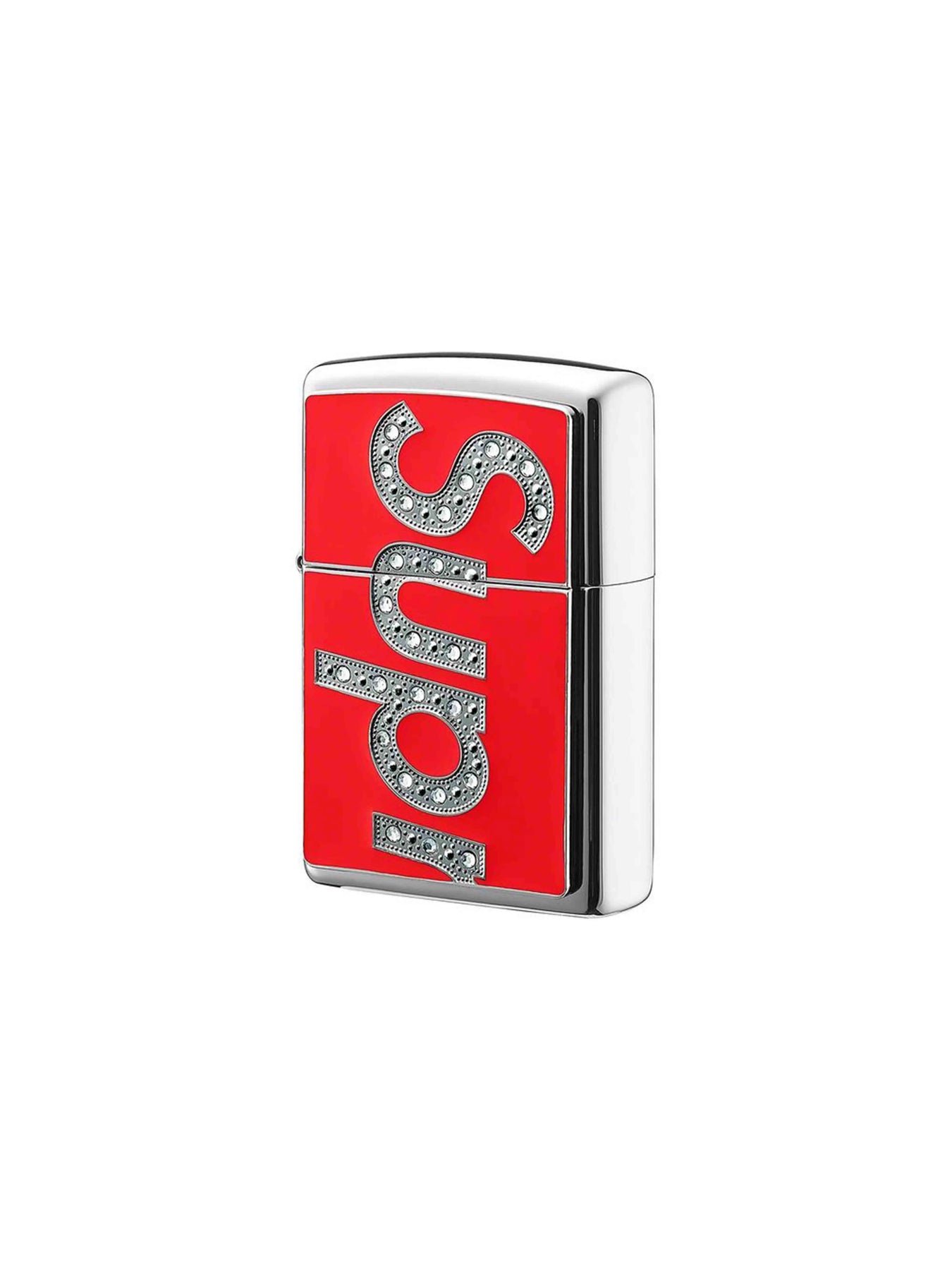 Supreme Swarovski Zippo Red - タバコグッズ