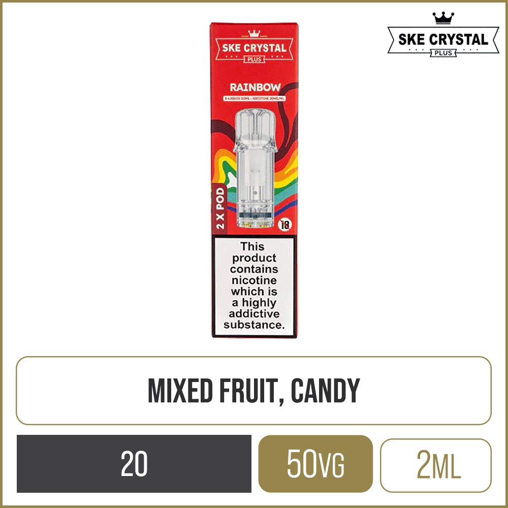 Rainbow SKE Crystal Plus Pods 2 Pack