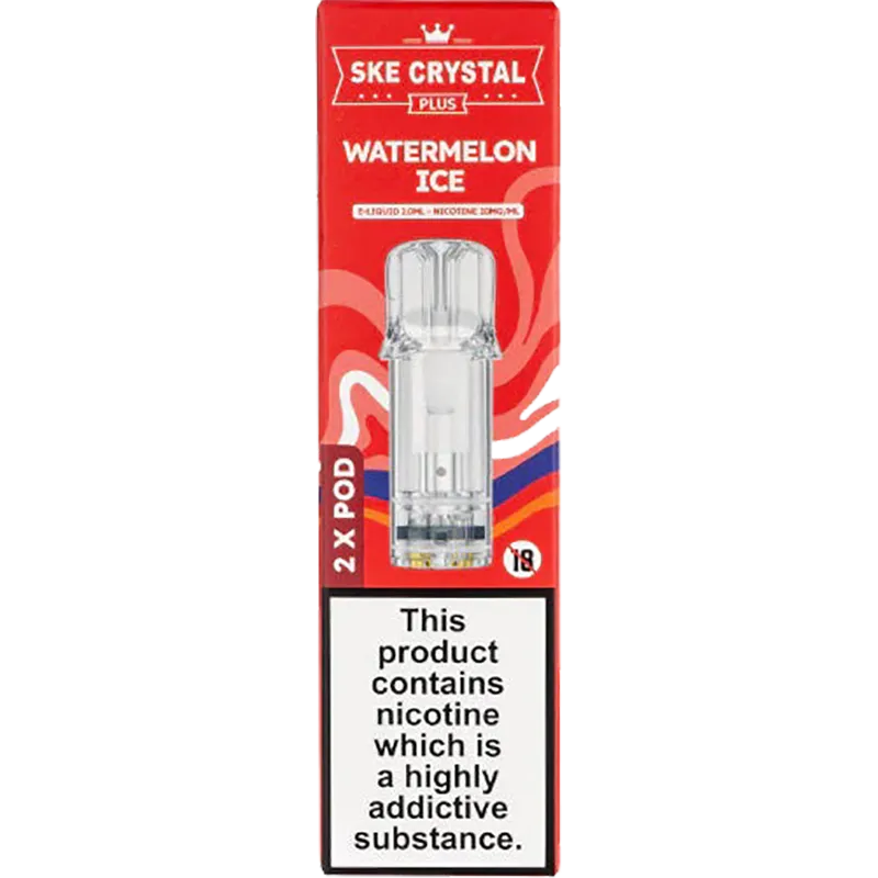 Watermelon Ice SKE Crystal Plus Pods 2 Pack