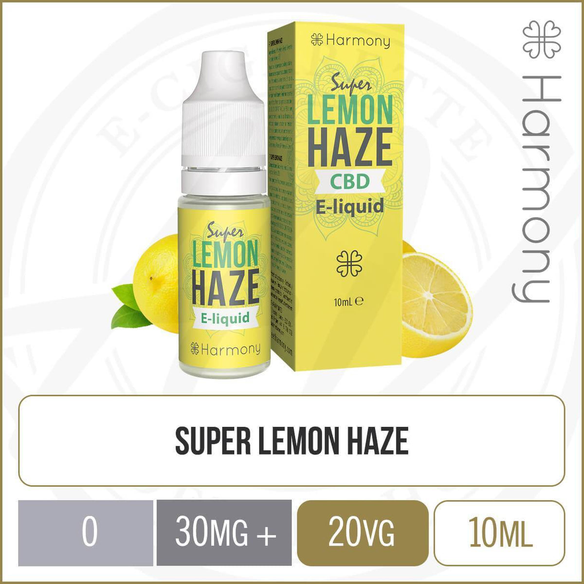 Harmony CBD E-liquids | Super Lemon Haze - House of Vapes - London