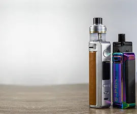 Selection of box style vape kits for sale at House of Vapes - London
