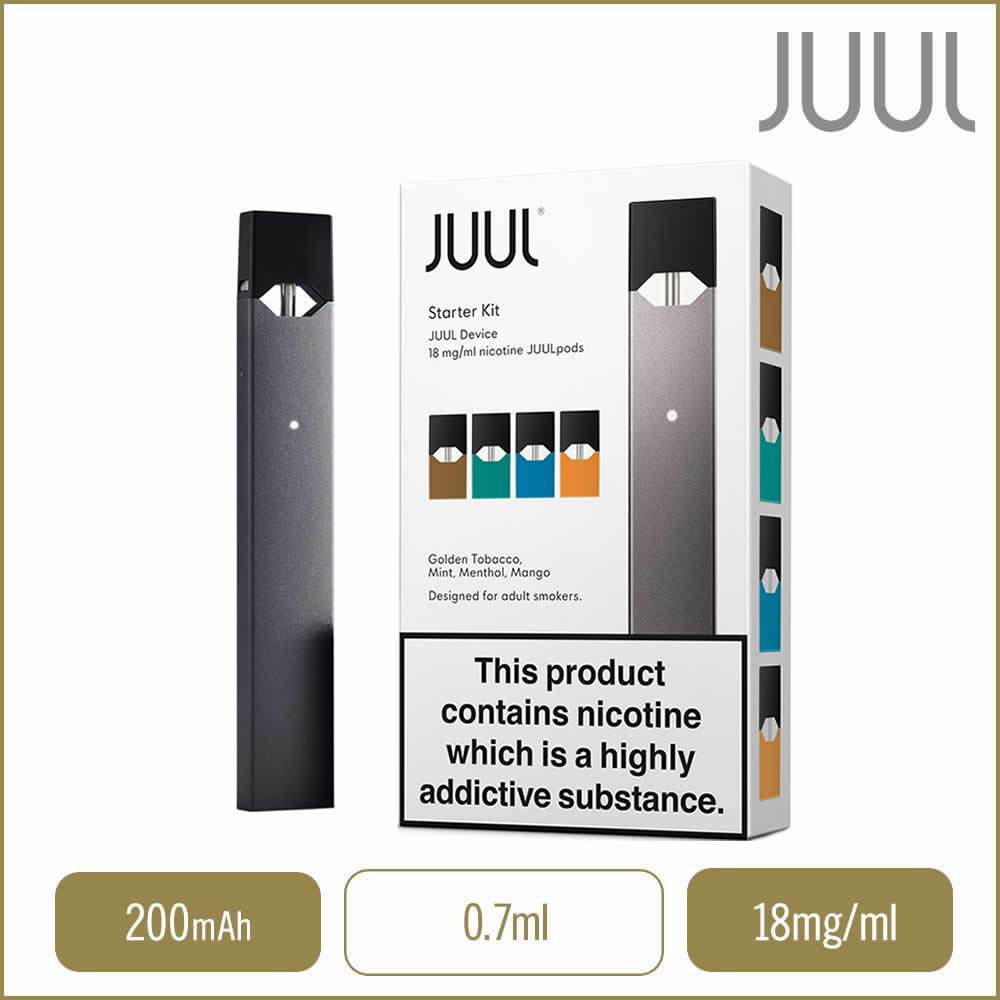 JUUL Starter Kit With 4 Pods