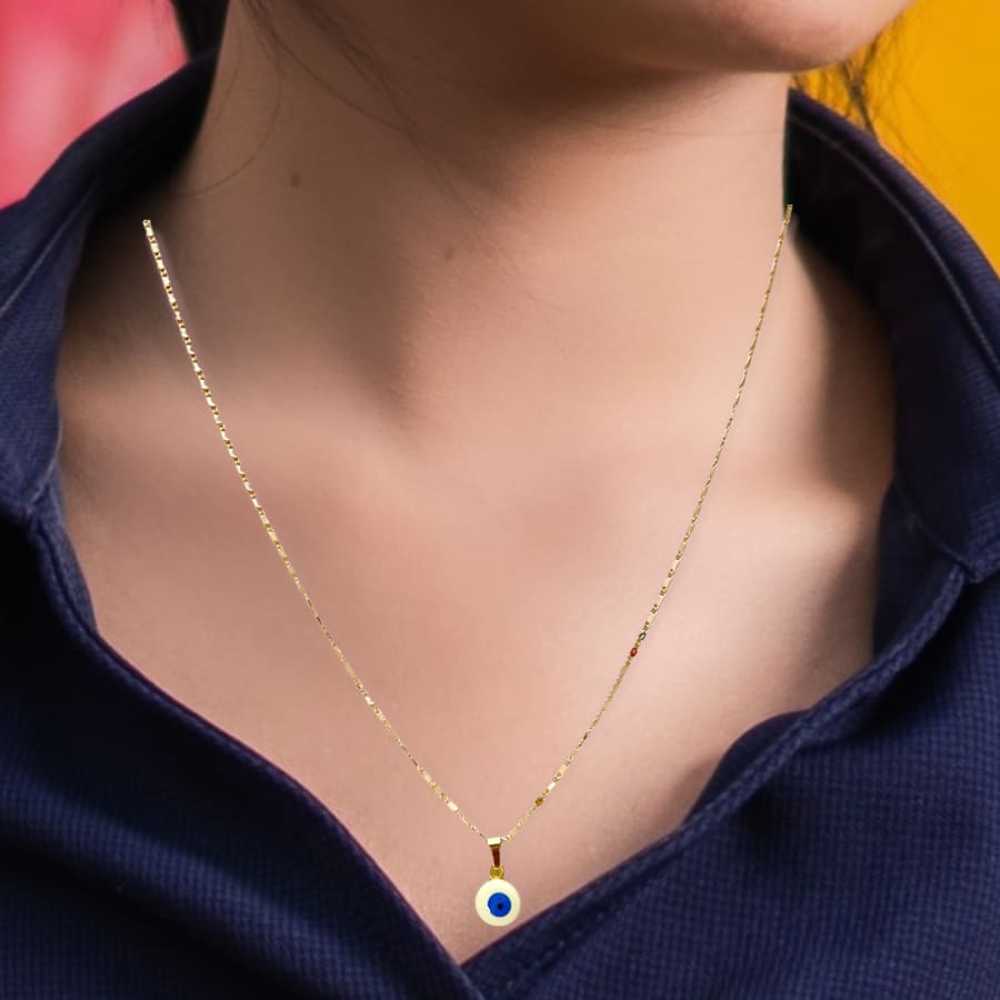 14K Gold Minimalist Croatian Filigree Ball Pendant Necklace