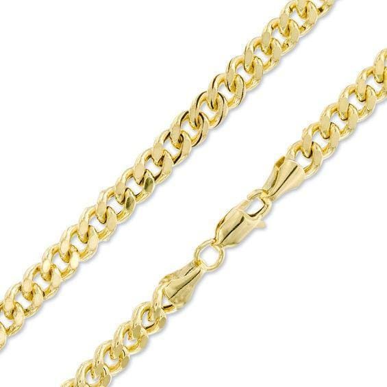 Corroded Curb Chain Stud Earrings in Gold*18k Gold Plated, Crystal