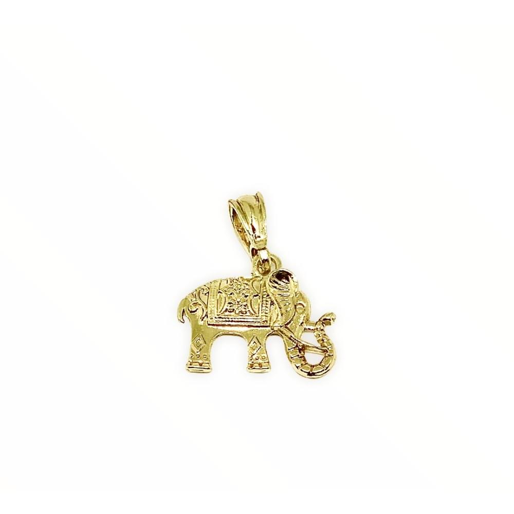 Elephant pendant in 18kts of gold plated – Raf Rossi Gold Plated