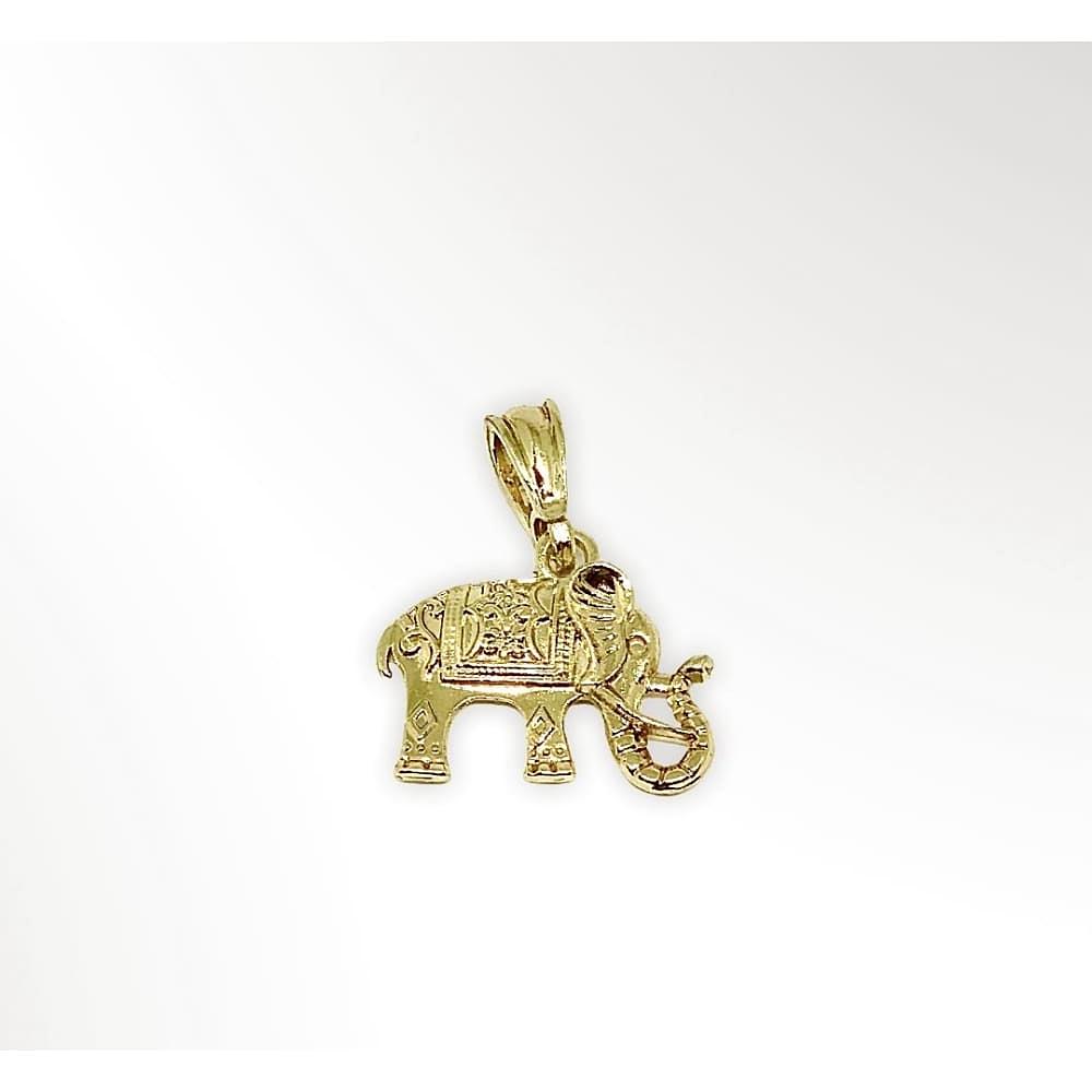 Elephant pendant in 18kts of gold plated – Raf Rossi Gold Plated