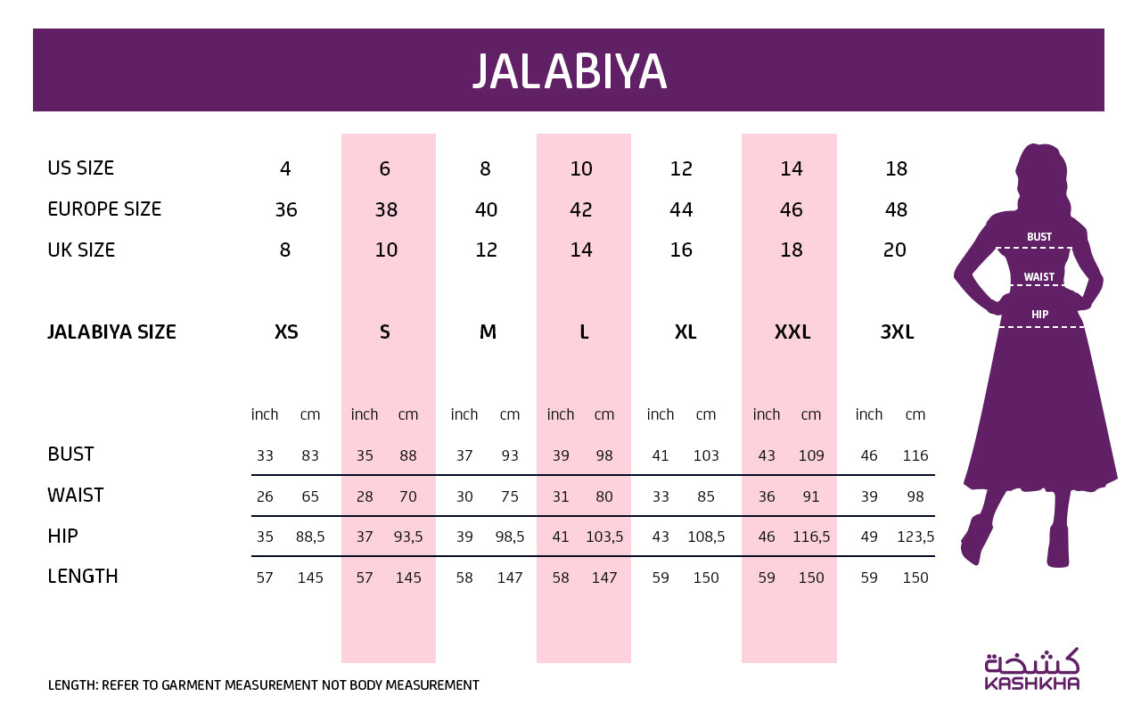 jalabiya-size-guide