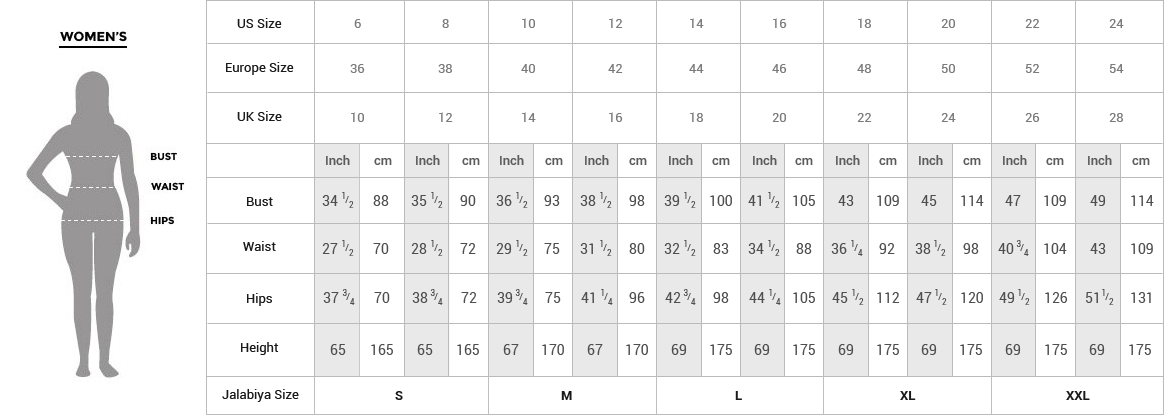 Size Chart Old