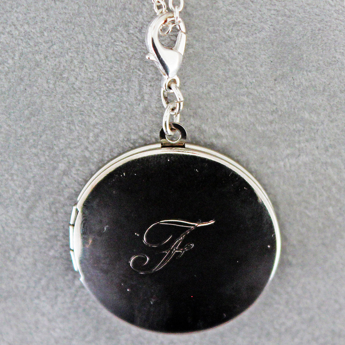 Monogram Locket with Custom Hand-Engraving