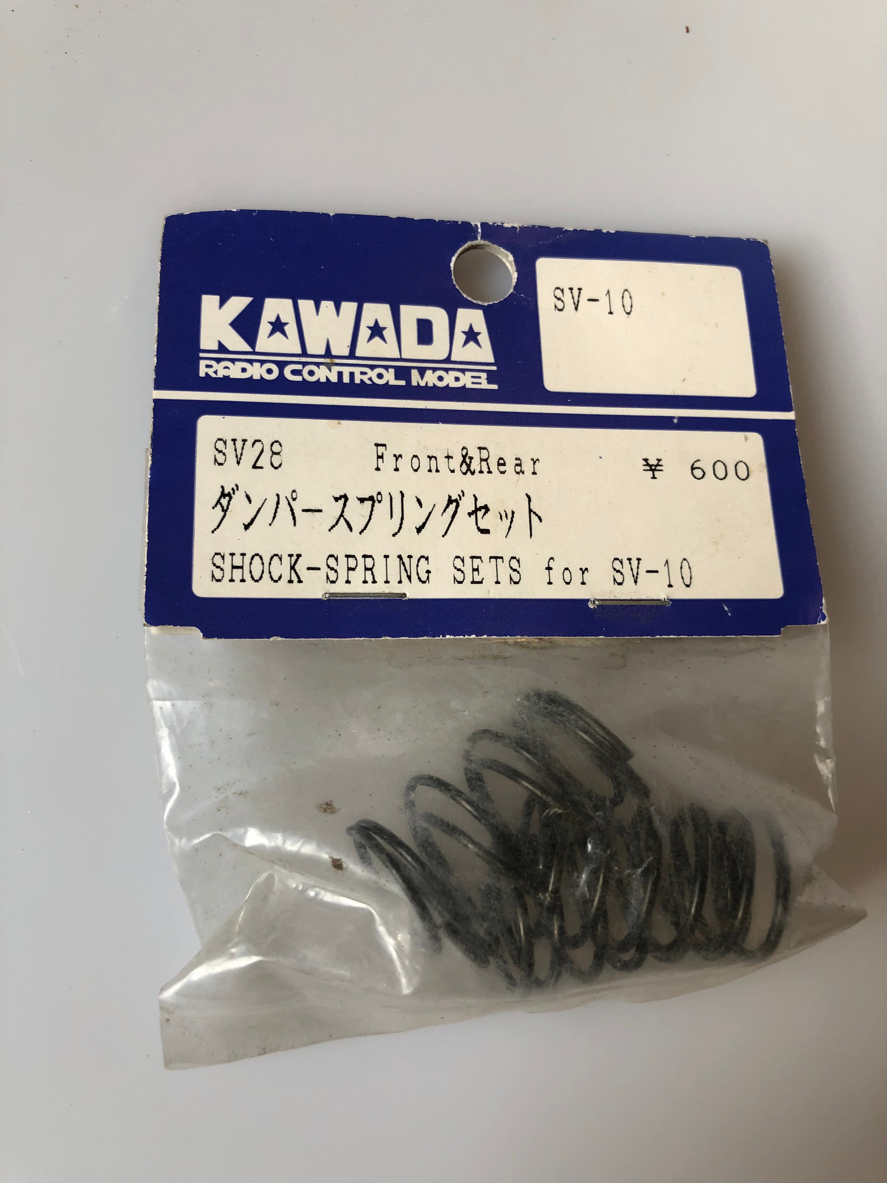 Kawada Shock Spring Sets for SV-10 Front & Rear Vintage KAWSV28