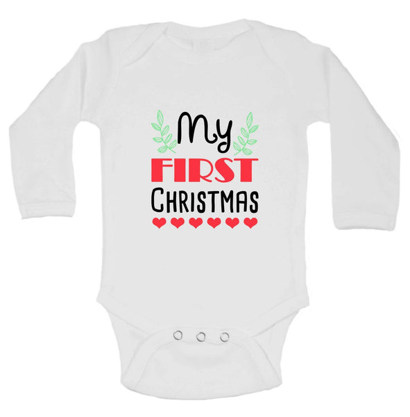 my first christmas bodysuit