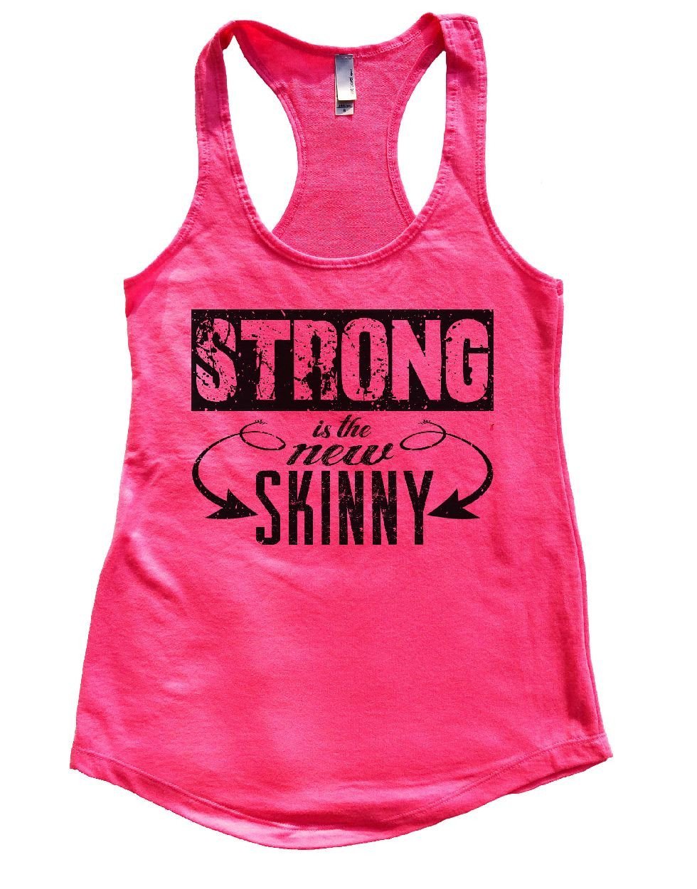 STRONG Is The New SKINNY Womens Workout Tank Top | eBay