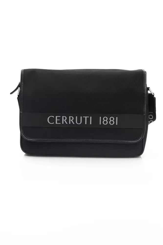 Black Nylon Women Crossbody Bag Cerruti 1881