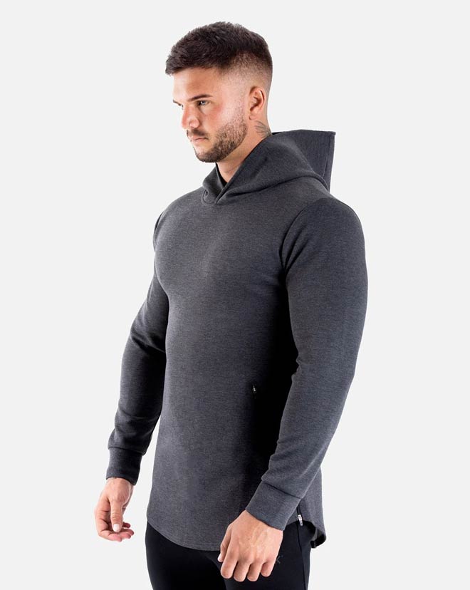 Athleisure LS. Hoodie MK.II MEN - Charcoal – BIINK Athleisure