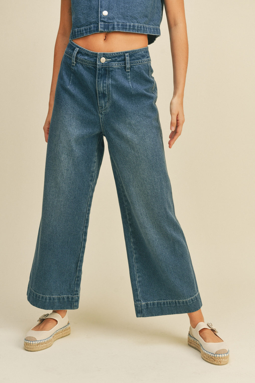 Muse Denim Wide Leg Pant