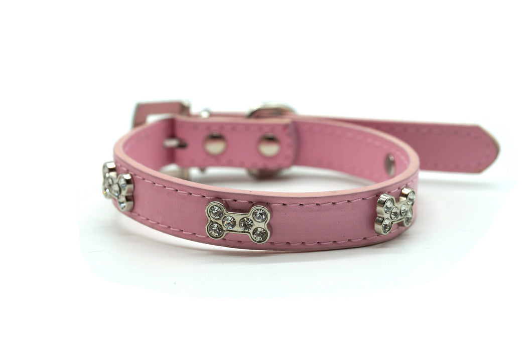 diamante dog collar