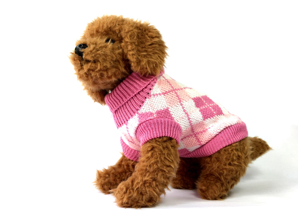 Pink Knit Dog Sweater l The Dog Wear l Dog Clothes