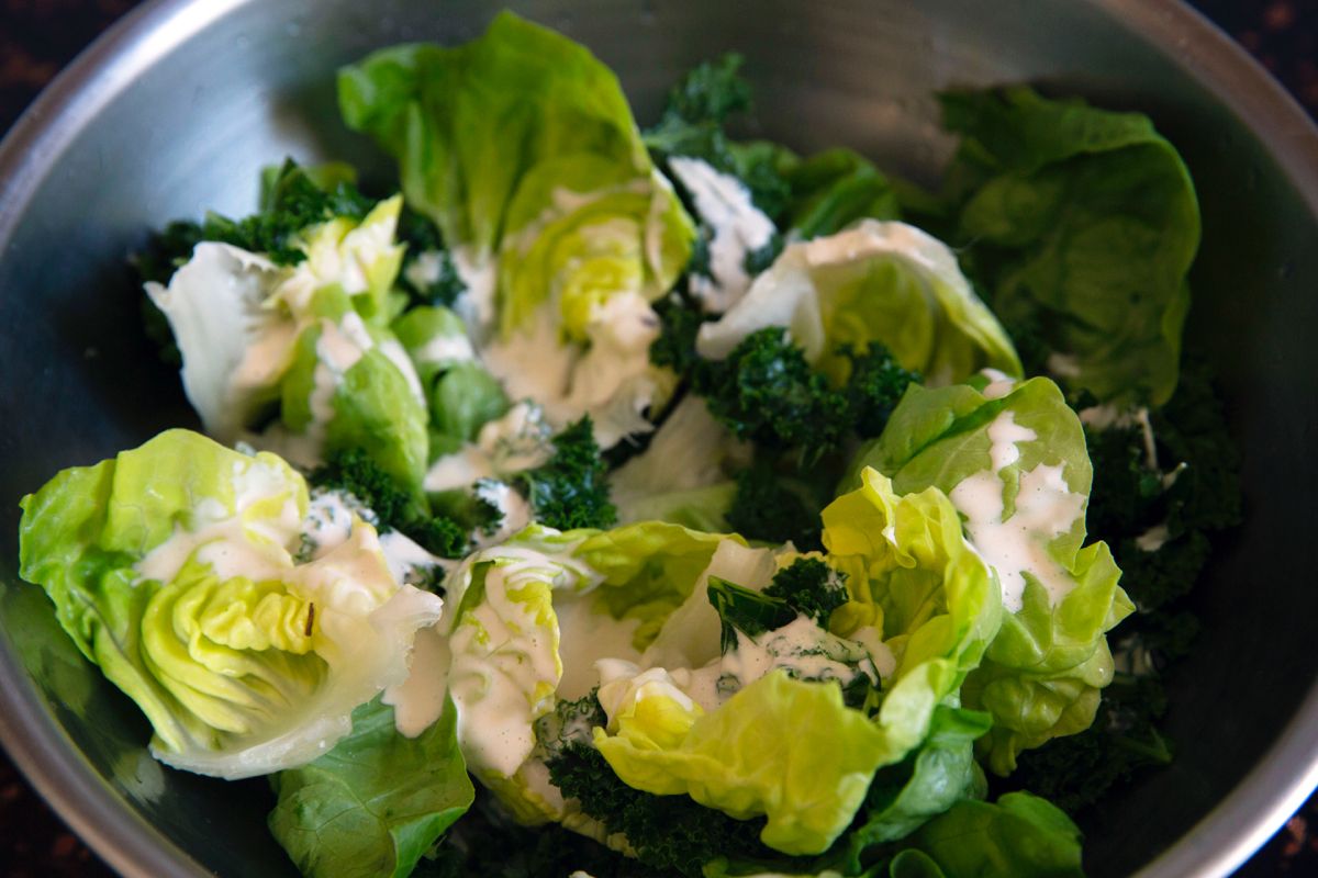 Cinder Grill Kale Caesar Salad Recipe Parmesan Crisps