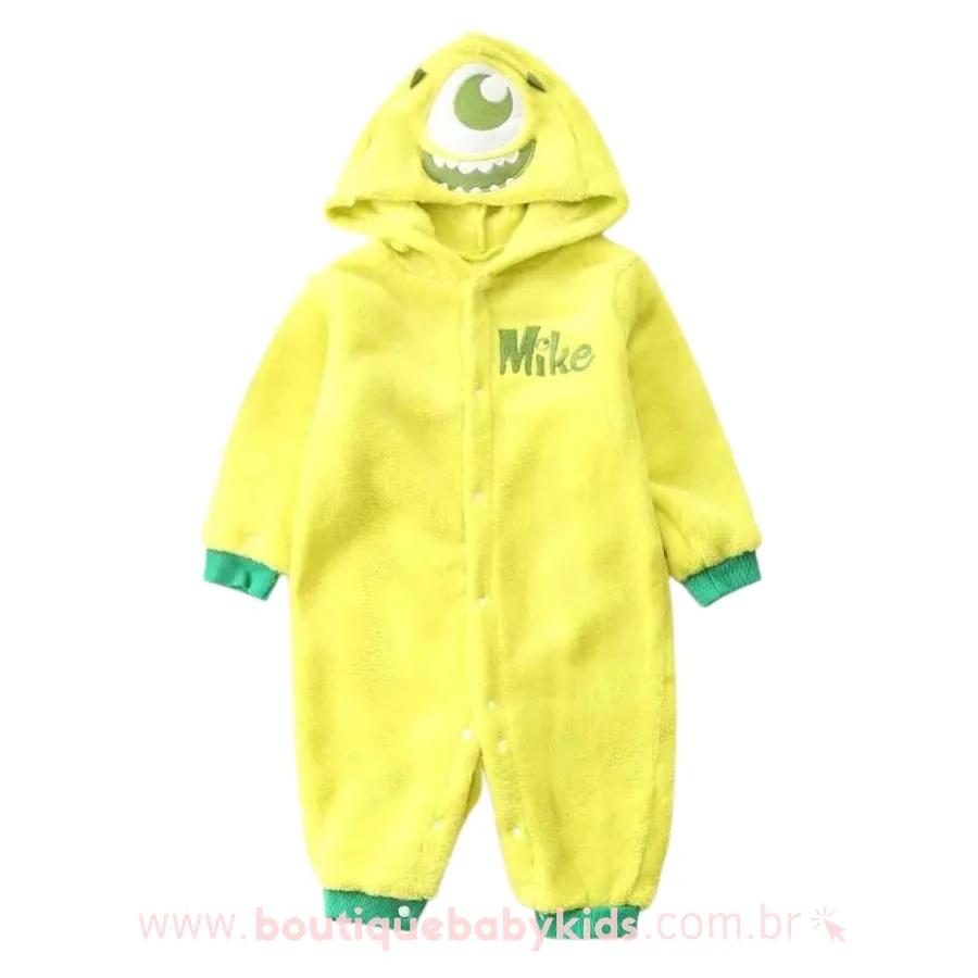 Macacão Bebê Fantasia Mike Wazowski Monstros SA 1