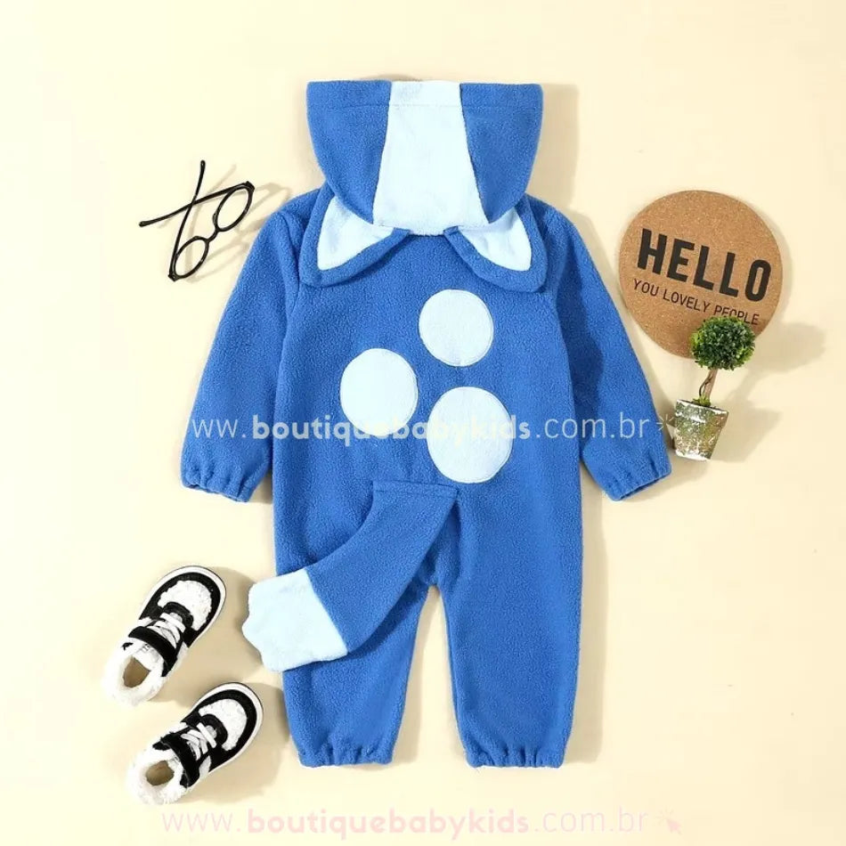 Macacão Infantil Fantasia Bluey e Bingo 5
