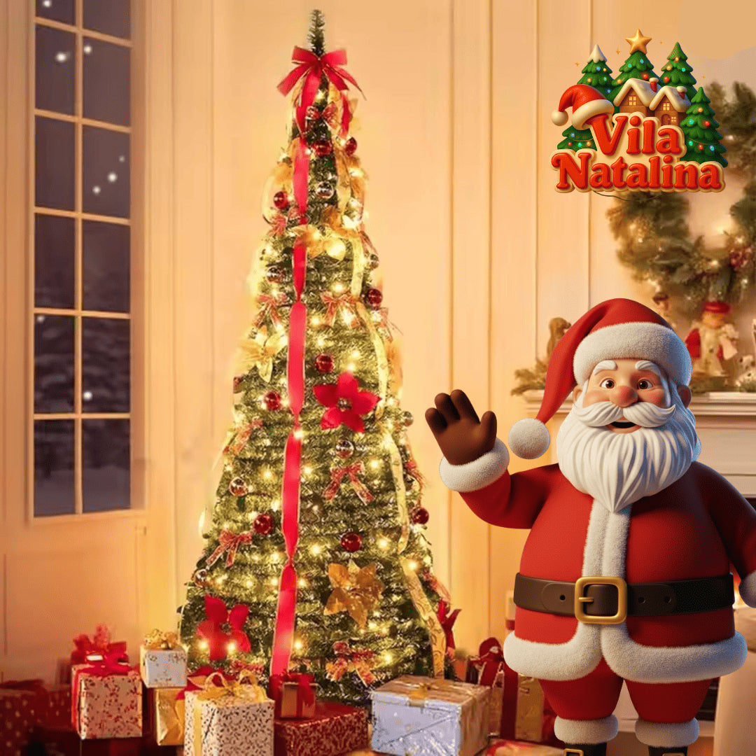 Árvore de Natal [Montagem Fácil  + Brindes natalinos]