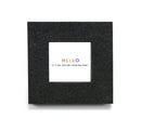 Mini cubicle wall mirror with "Hello, is it me you're looking for?" message
