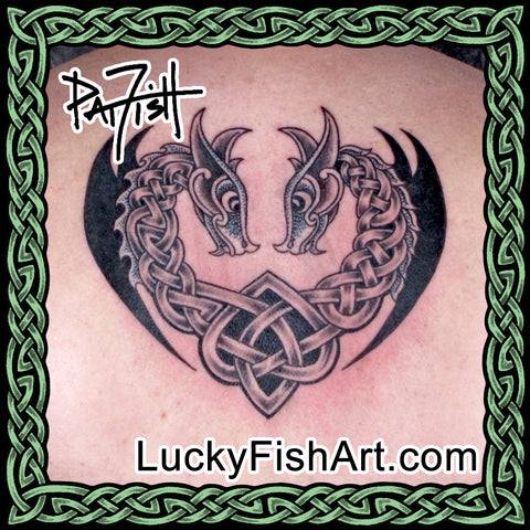Celtic Dragon Tattoo Smaple