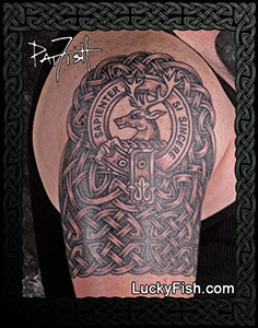 celtic warrior symbols tattoos