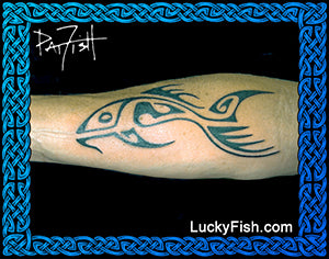 tribal fish skeleton tattoo  Clip Art Library