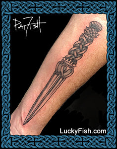 celtic dagger tattoo