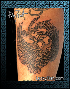 Bird Tattoo Designs Luckyfish Art