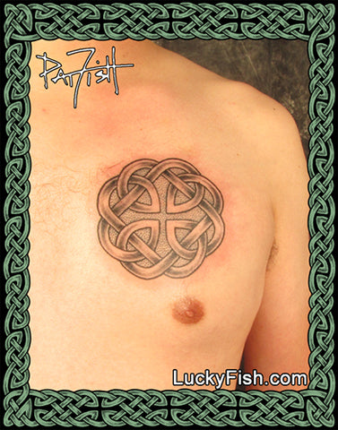 Father Knot Celtic Tattoo Design  LuckyFish Art