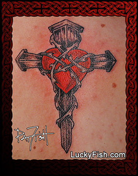100 Memorial Cross Back Tattoo Design png  jpg 2023