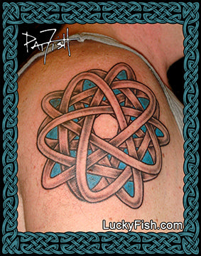 Halleys Comet Celtic Tattoo Design  LuckyFish Art