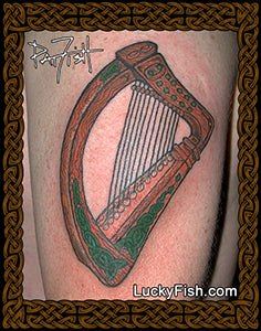 Tattoo uploaded by Hannah  Mother son Irish and Guinness harps  Tattoodo
