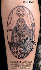 St Dymphna tattoos tattootiktok traditionaltattoo tattooflash Ar   TikTok