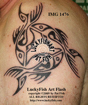 Fish tattoo tribal Fish tattoo art vector picture  CanStock