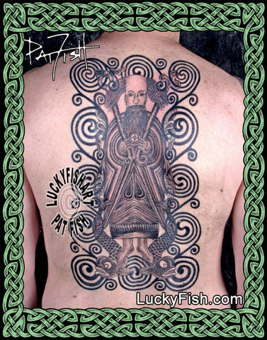 St Dymphna tattoos tattootiktok traditionaltattoo tattooflash Ar   TikTok