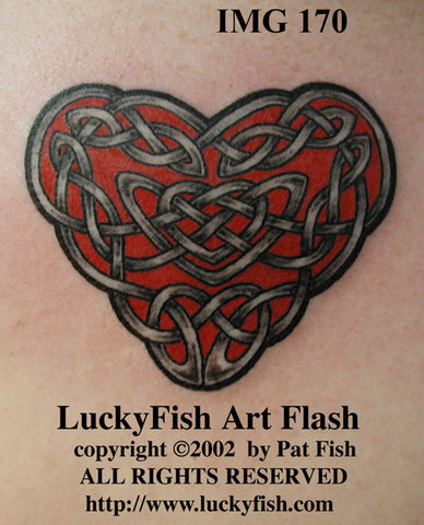 Celtic Heart Tattoos – LuckyFish Art