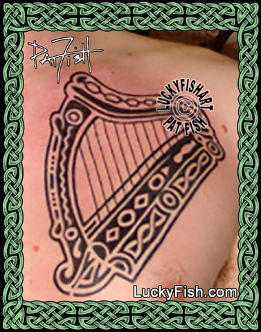 im getting a harp  Irish tattoos Irish harp tattoo Tattoos