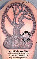 tree with roots tattoo meaning