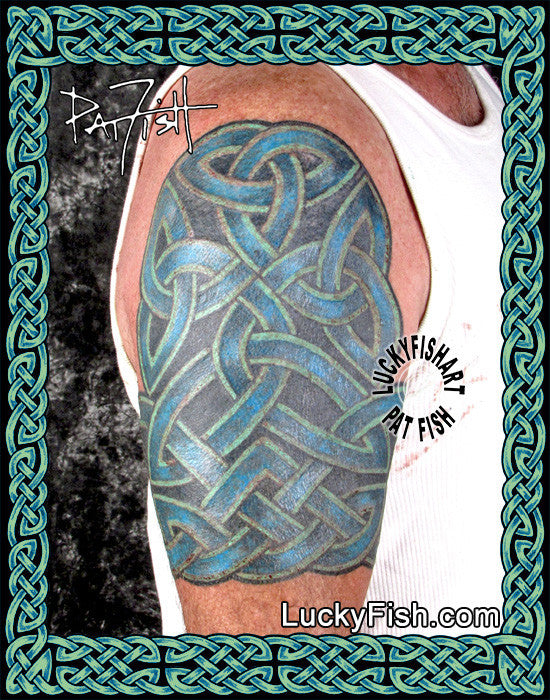 Tribal Half Sleeve Tattoo Idea