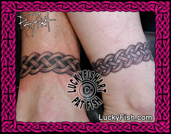 Celtic Band Tattoo Designs for Bicep and Forearm