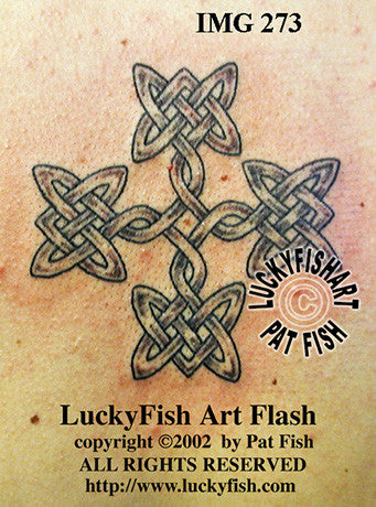 Simple Celtic Cross Tattoo Design