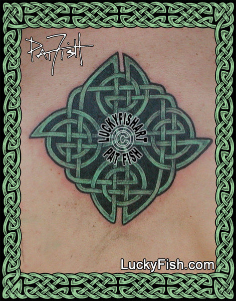 Grandfather's Knot Celtic Tattoo Design – LuckyFish Art