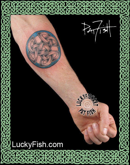 Manhood Knot Celtic Tattoo Design Luckyfish Art