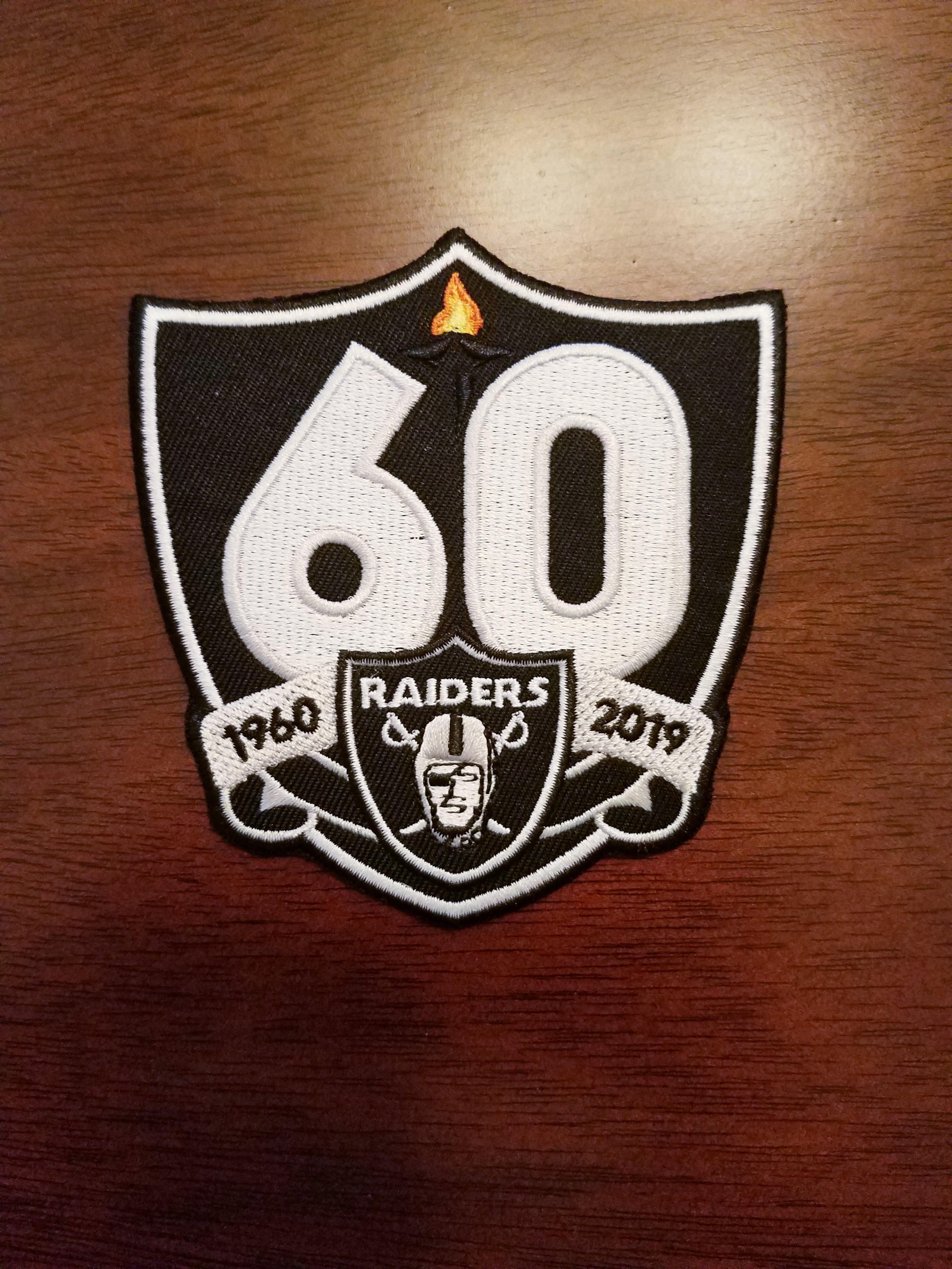 OAKLAND RAIDERS ANTONIO BROWN #84 NFL 60TH ANNIVERSARY NIKE ON FIELD JERSEY  XL