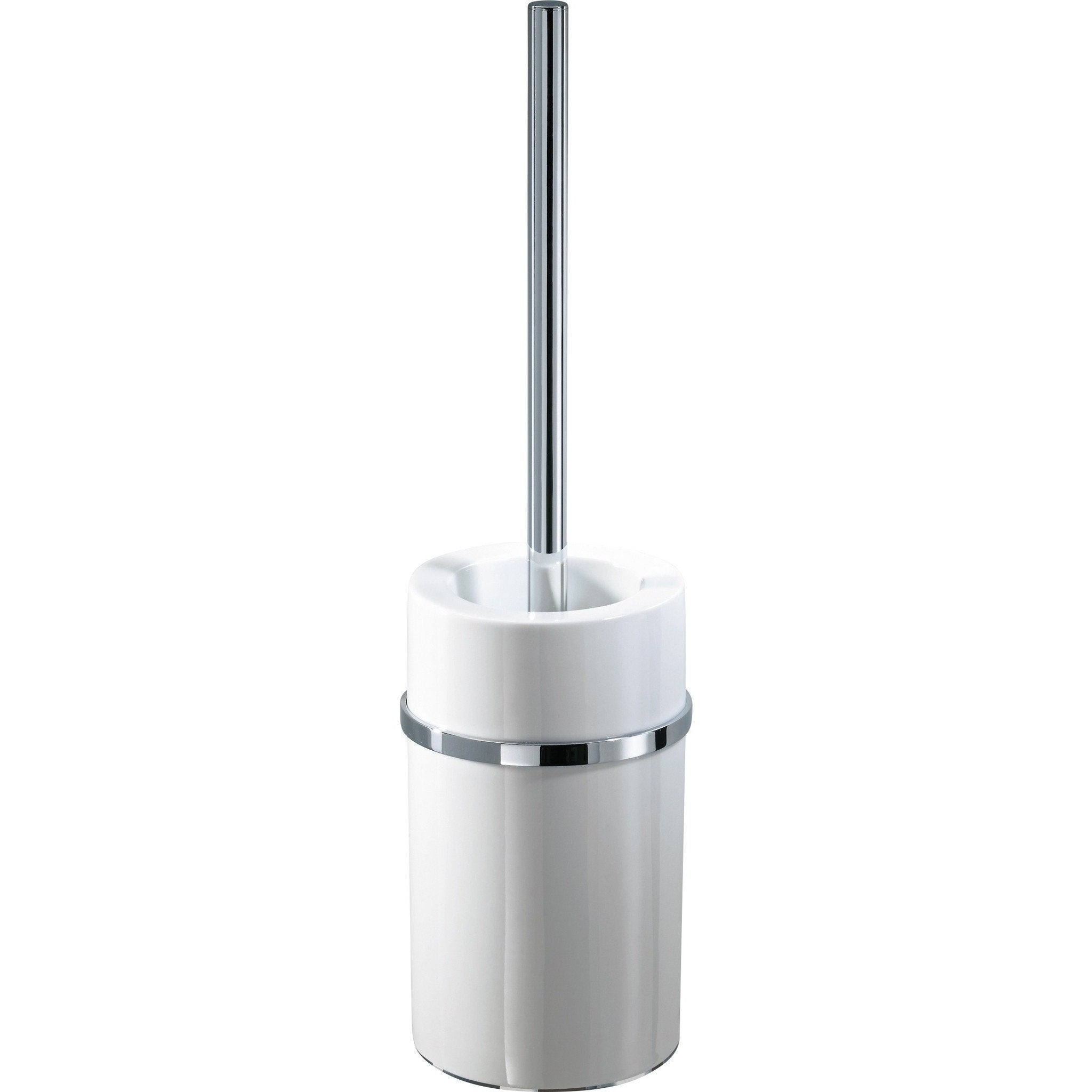 chrome toilet bowl brush