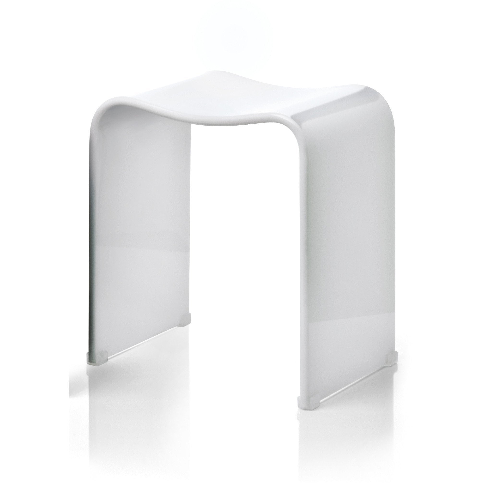 Dwba Backless Shower Bench Stool Chair For Bathroom Shower Seat Acrylic Ebay 2073