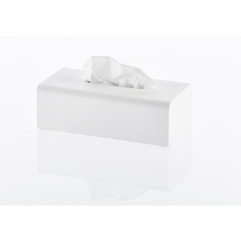 rectangular tissue box cover white